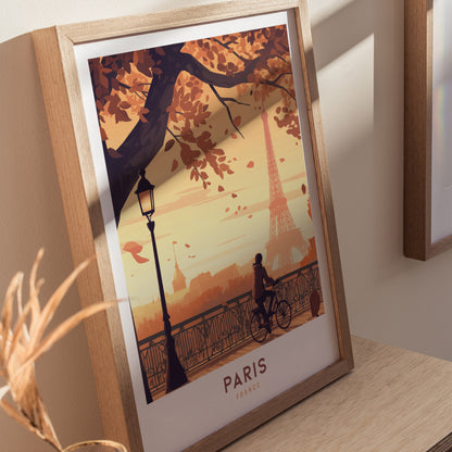 Paris France Poster | Travel Wall Art Print