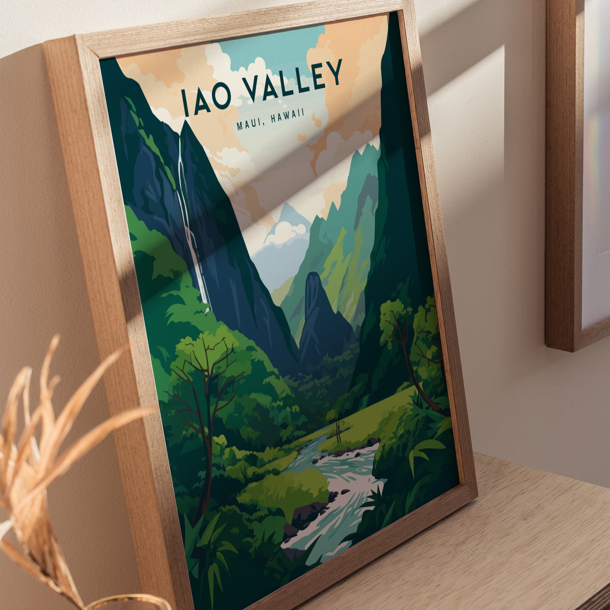 Iao Valley Needle Poster | Maui Hawaii Wall Art