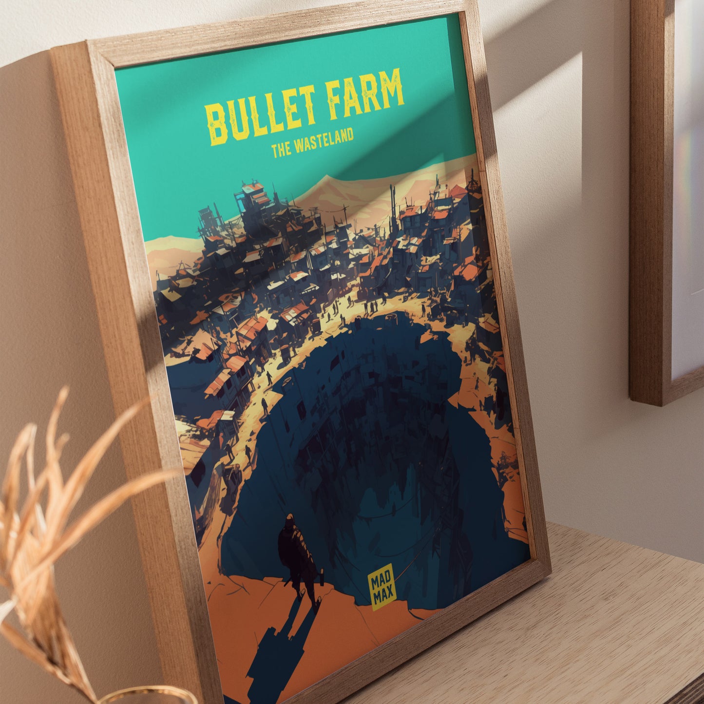 Bullet Farm The Wasteland Poster | Mad Max Fury Road Fan Art | Framed or Unframed