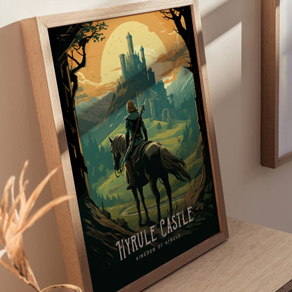 Hyrule Castle Poster | The Legend of Zelda Hyrule Kingdom Wall Art