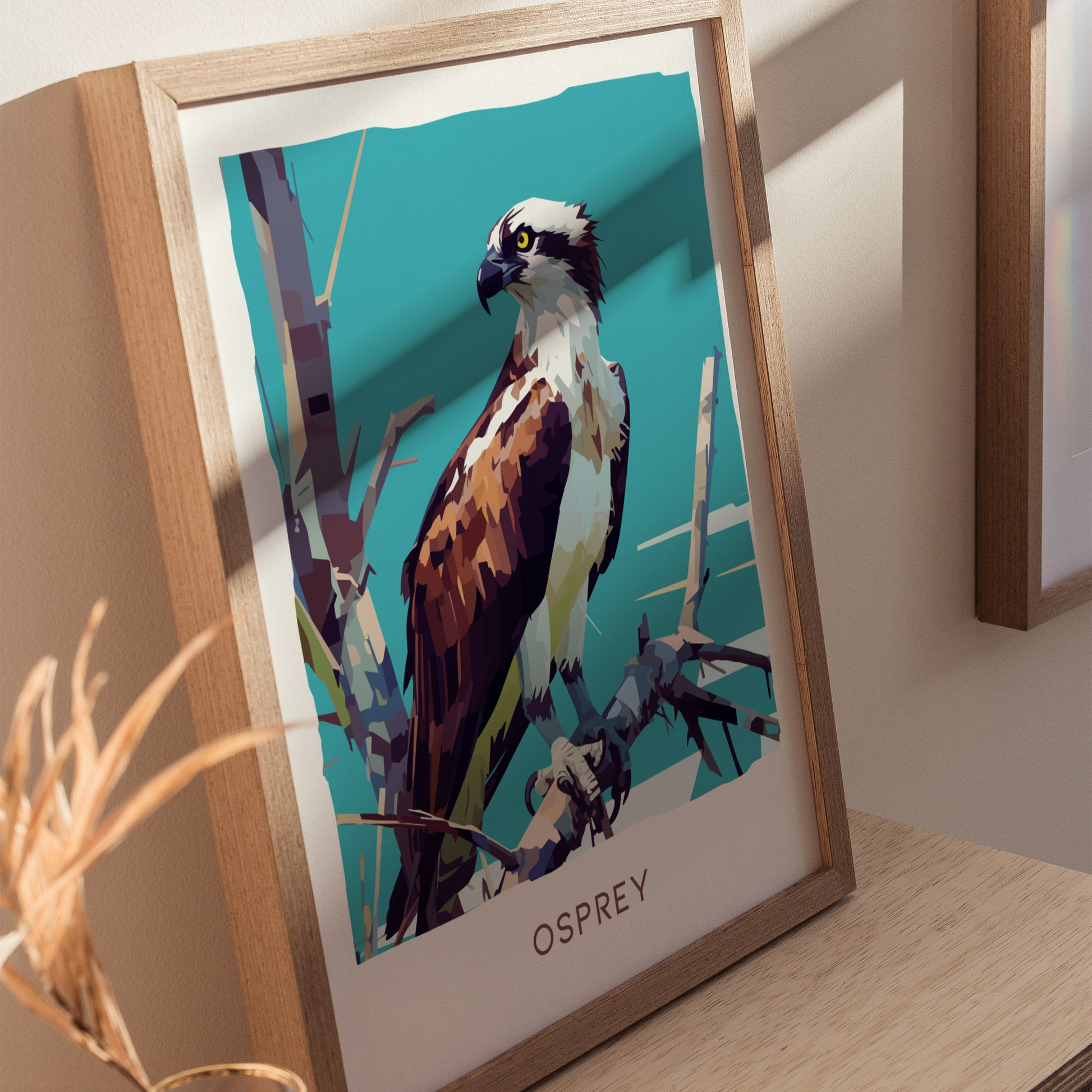 Osprey Poster | Florida Bird of Prey Wall Art Print