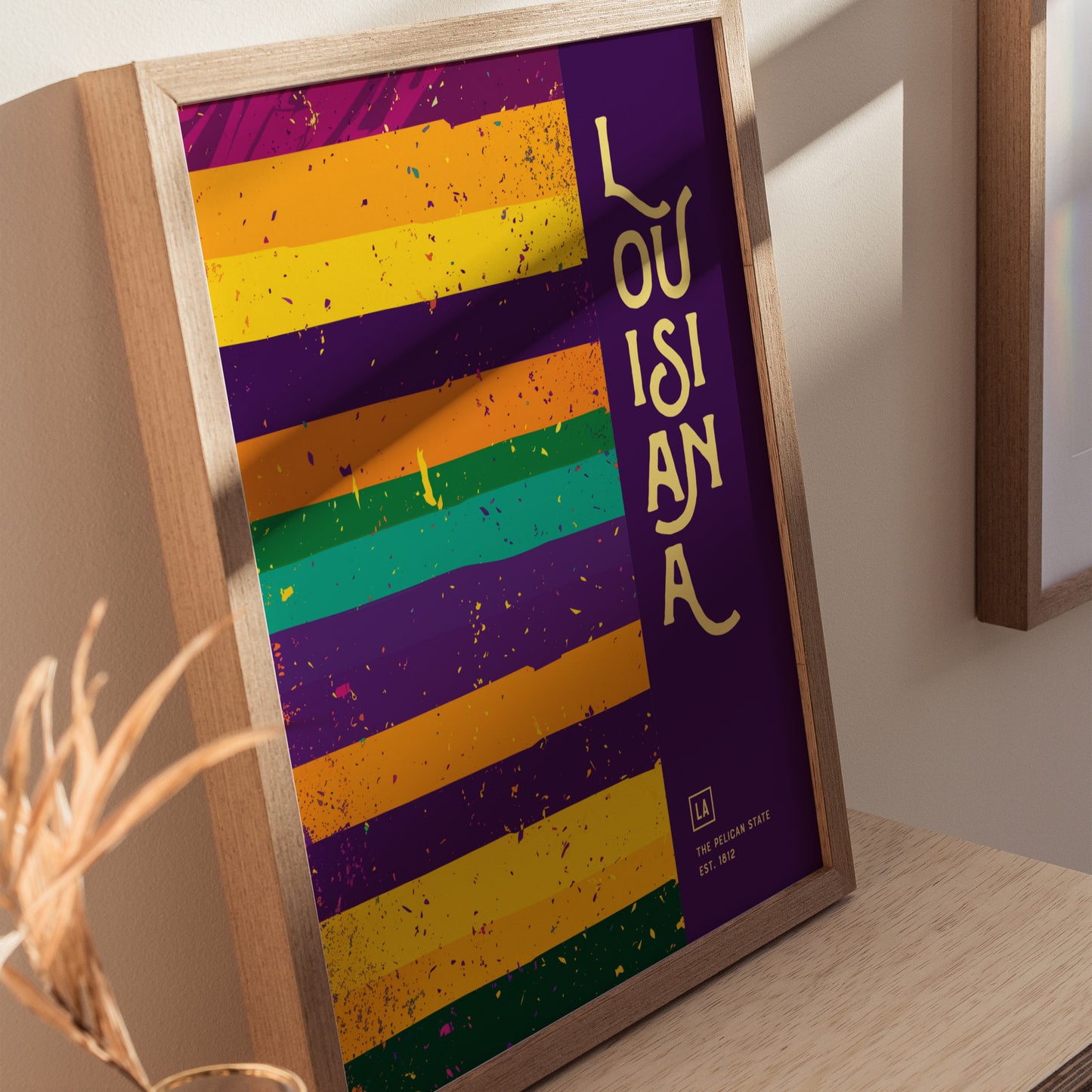 Louisiana Poster | The Pelican State Wall Art