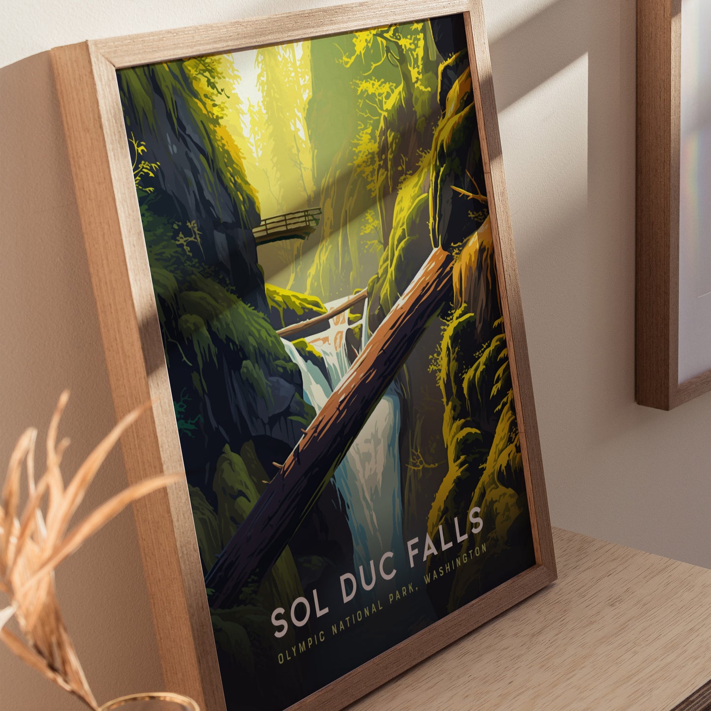 Sol Duc Falls Poster | Olympic National Park Wall Art