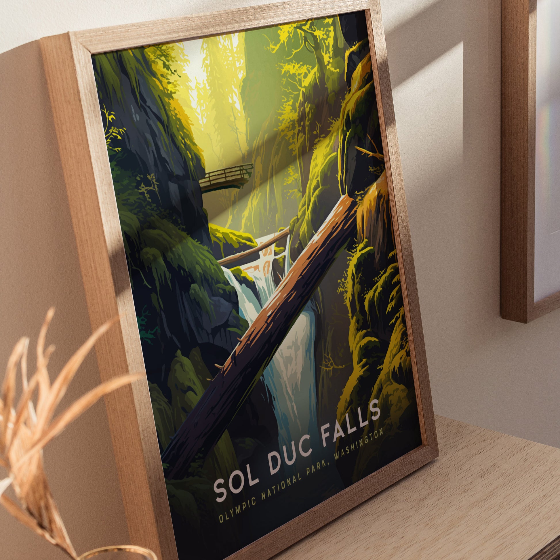 Sol Duc Falls Poster | Olympic National Park Wall Art