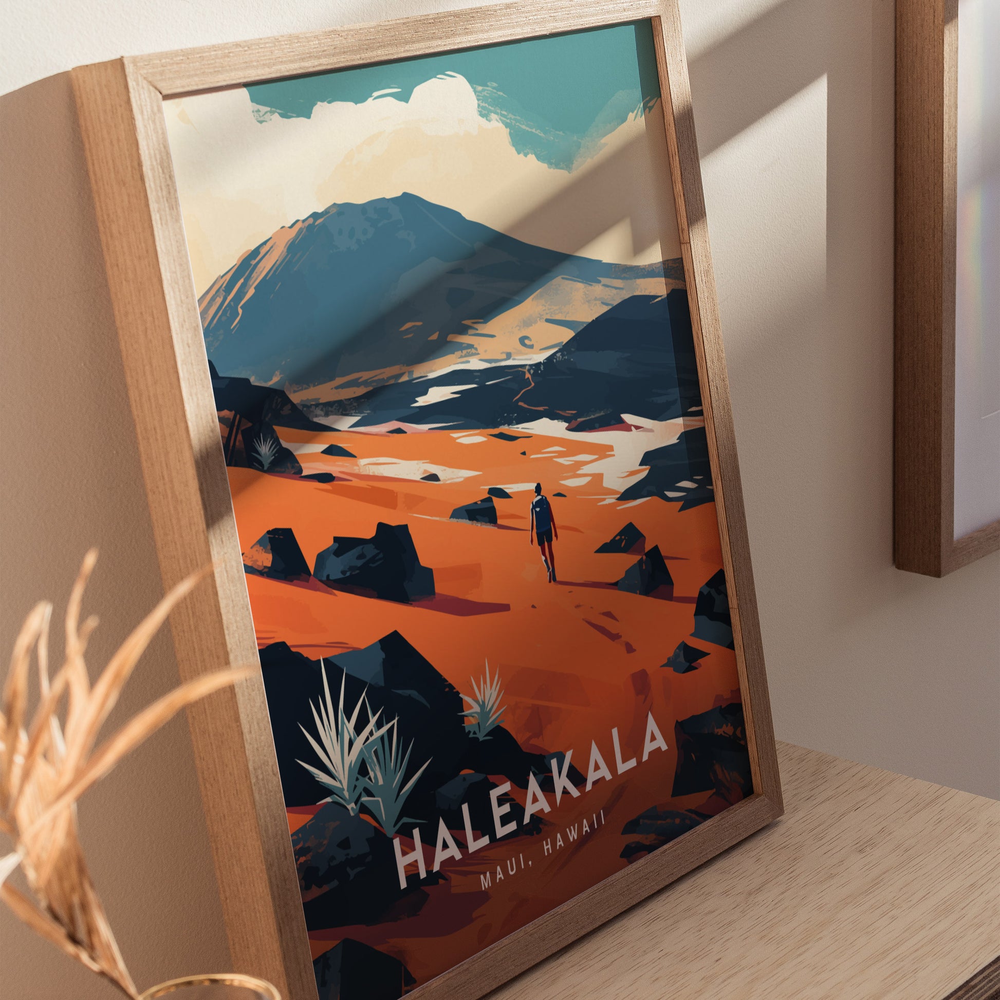 Haleakala National Park Poster | Maui Hawaii Volcano Wall Art