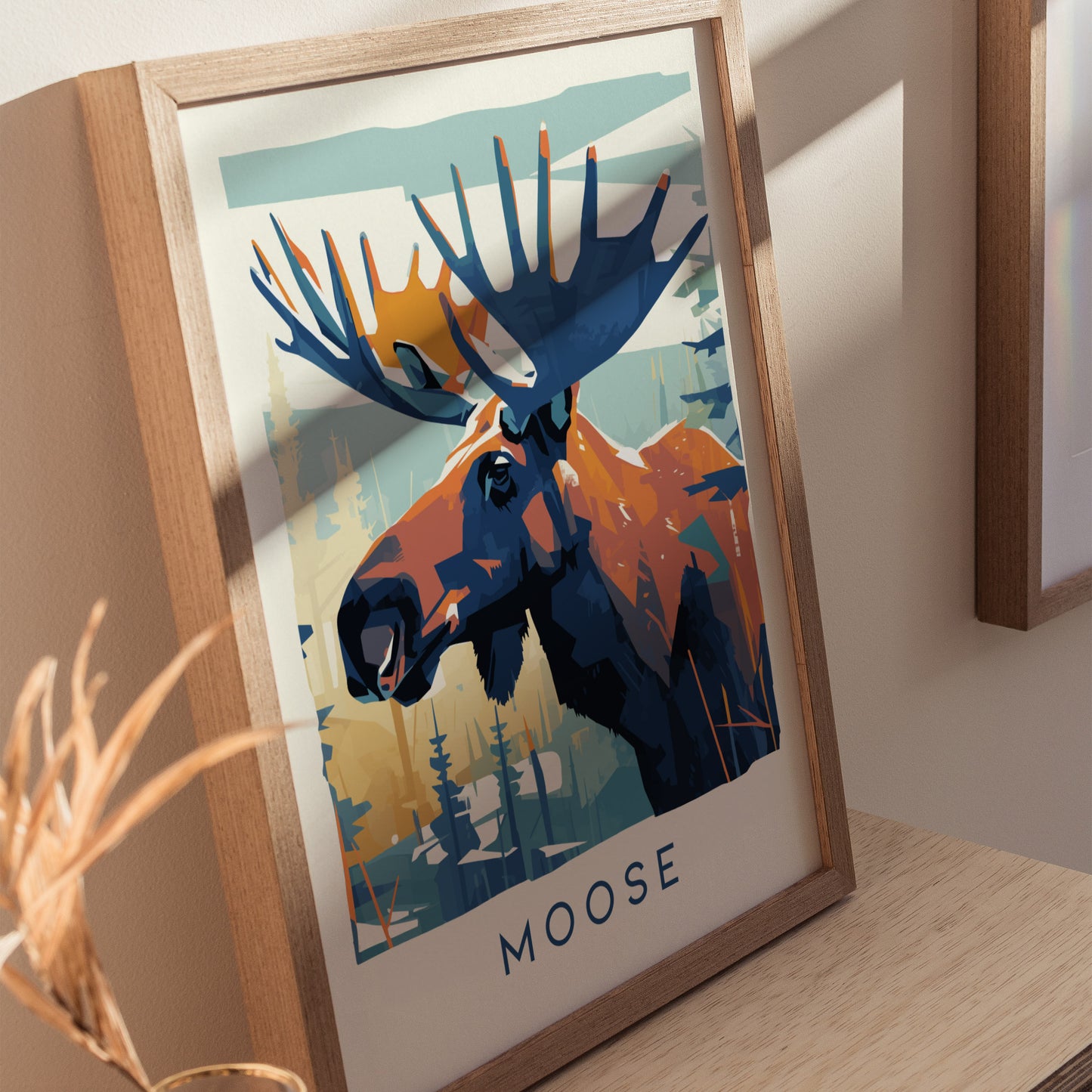 Moose Poster | North American Wildlife Wall Art