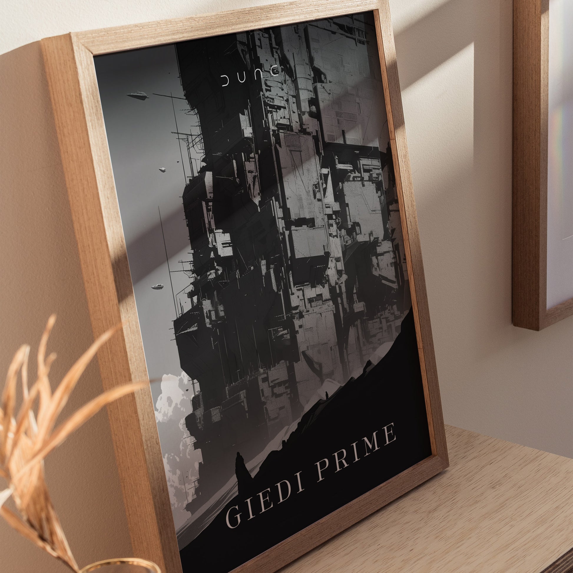 Dune Giedi Prime Poster | Sci-Fi Fan Wall Art | Framed or Unframed