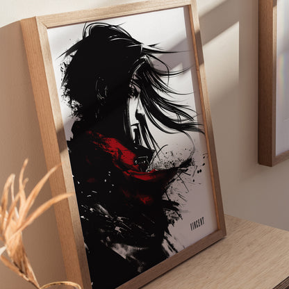 Vincent FF7 Poster | Final Fantasy VII Art | Framed or Unframed