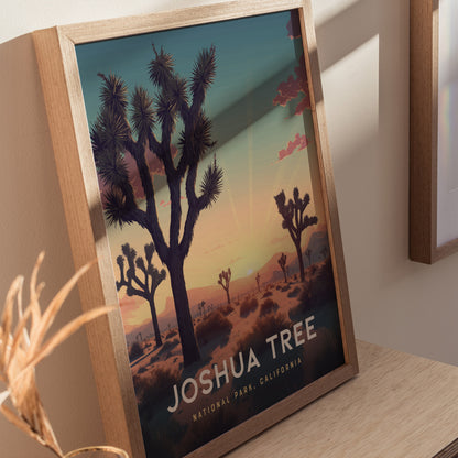 Joshua Tree National Park Poster | Desert Travel Print Wall Art