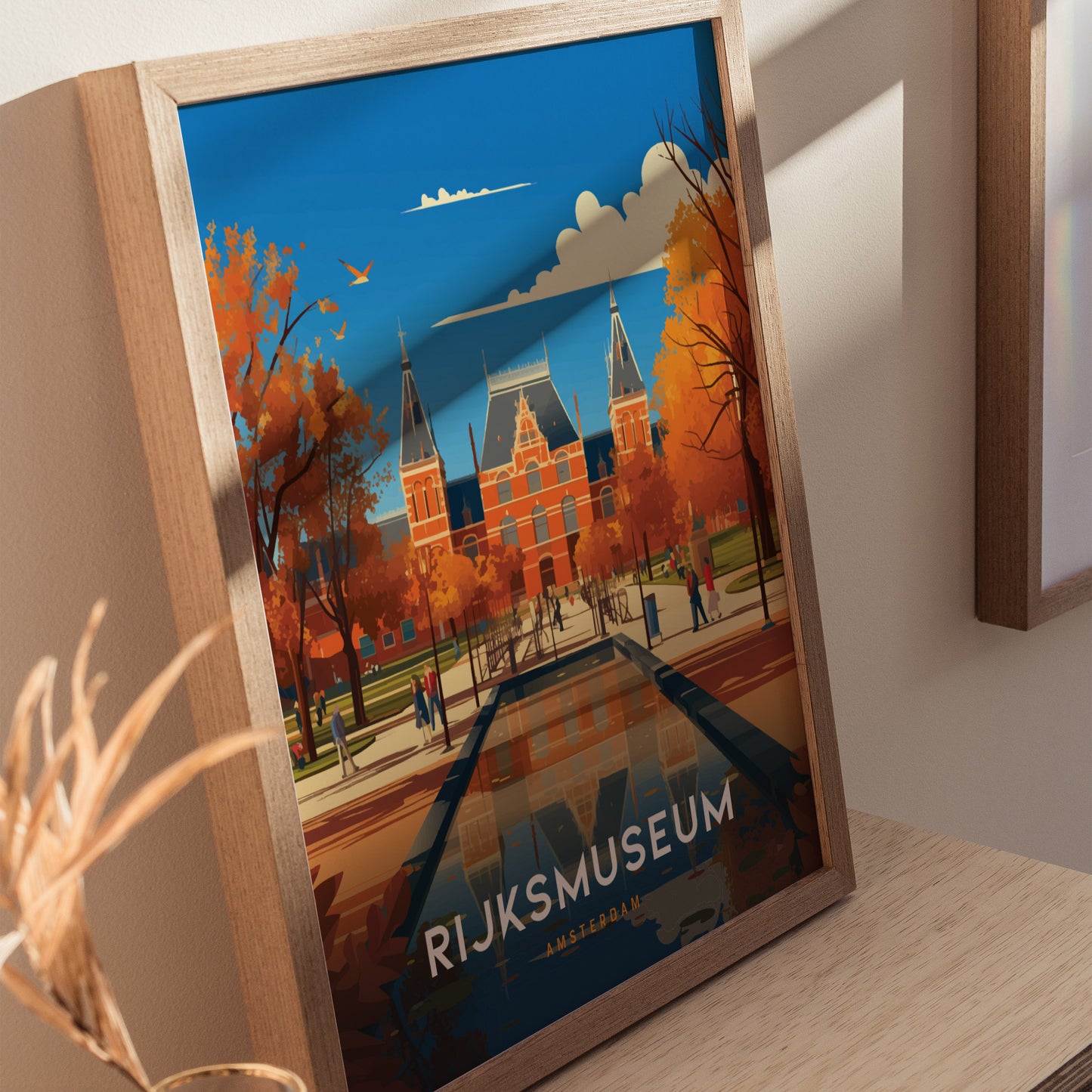 Rijksmuseum Poster | Amsterdam Dutch Masters Art Museum Netherlands