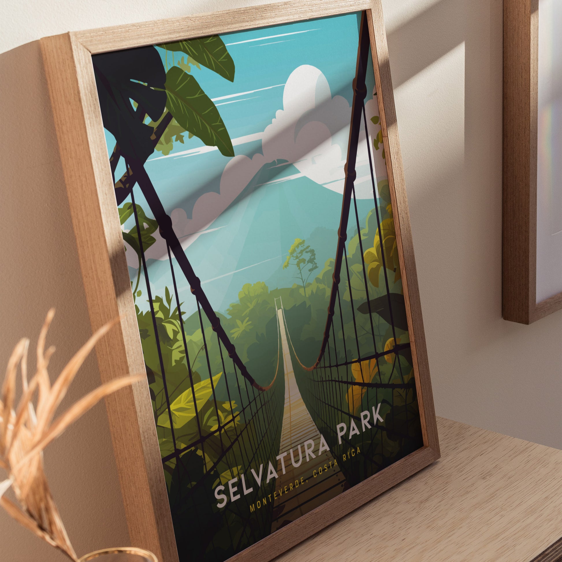 Selvatura Park Poster | Monteverde Costa Rica Cloud Forest Bridge Gift