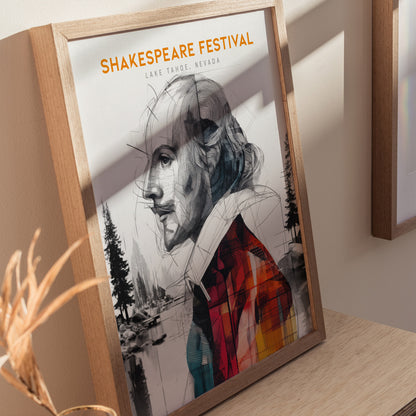 Lake Tahoe Shakespeare Festival Poster | Sand Harbor Nevada Wall Art