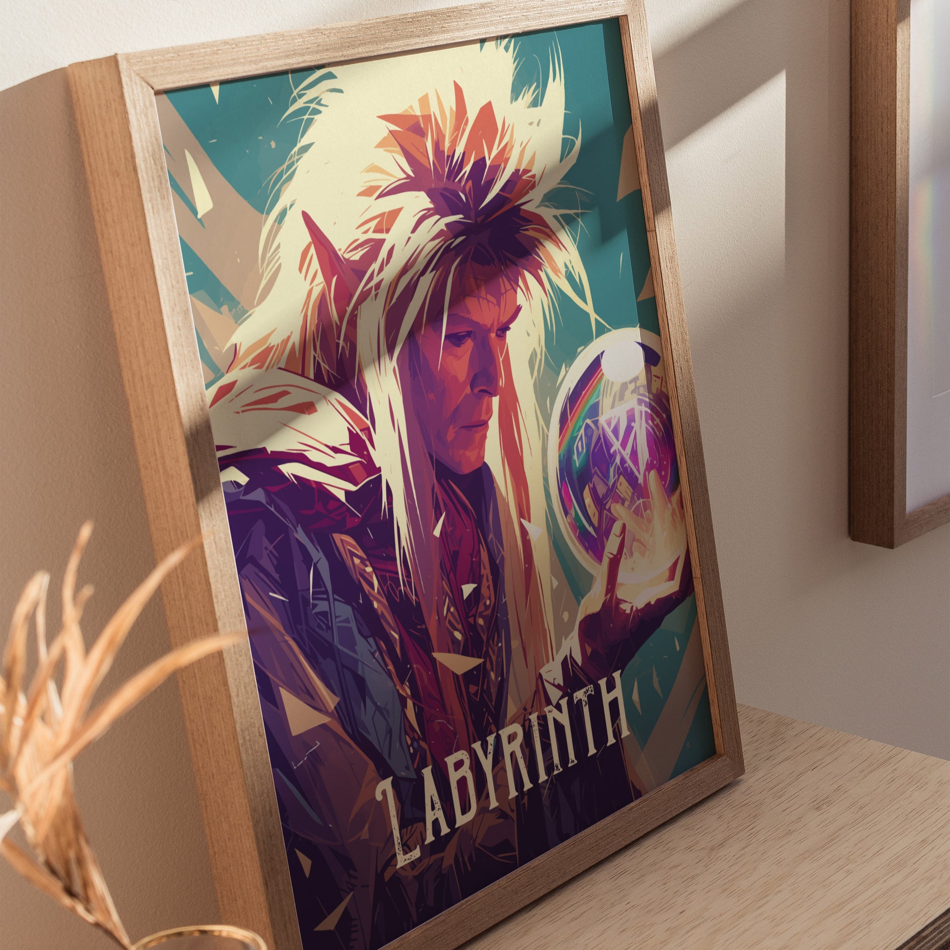 Labyrinth Movie Poster | 1980s Fantasy Film Wall Art