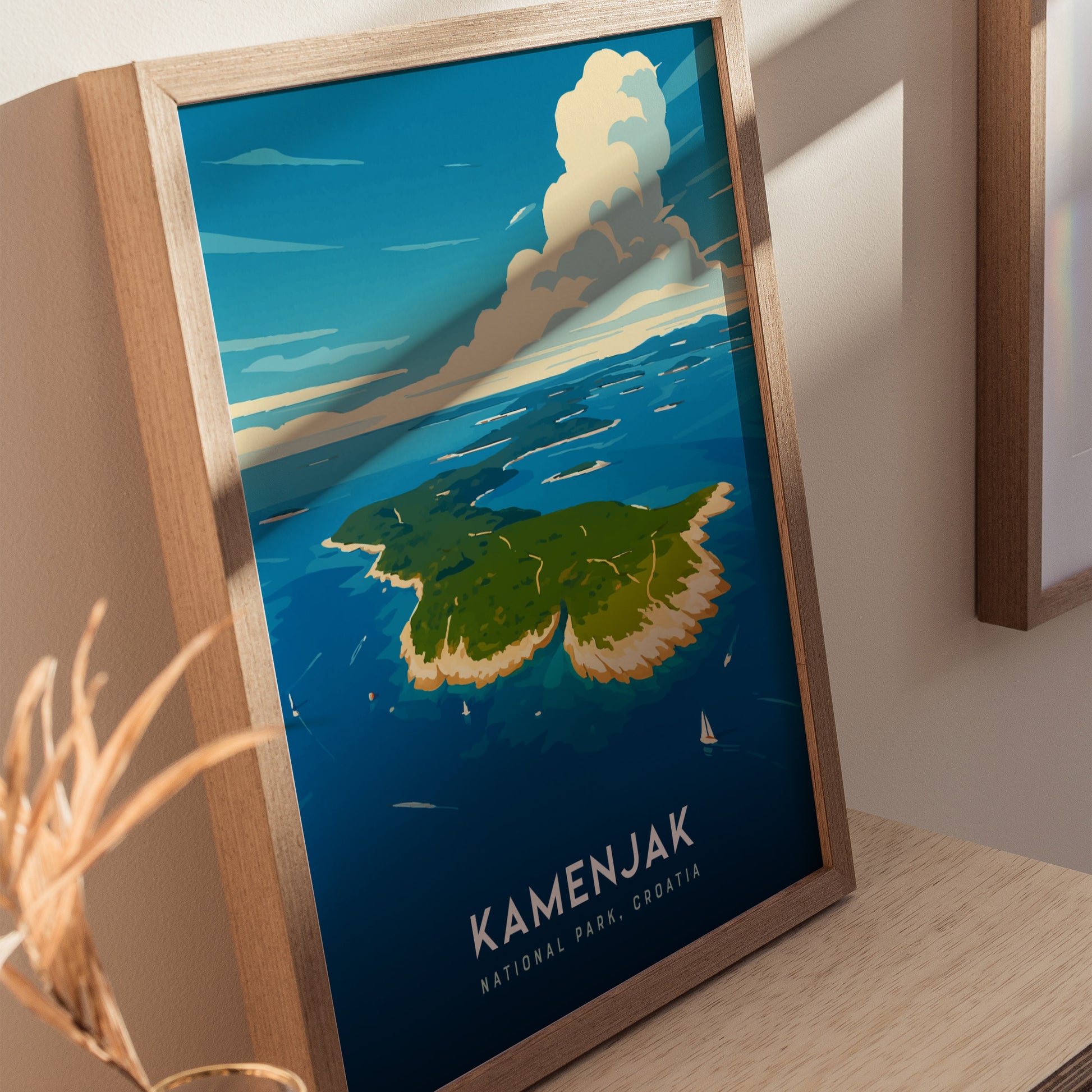 Kamenjak National Park Poster | Istria Croatia Coastal Wall Art