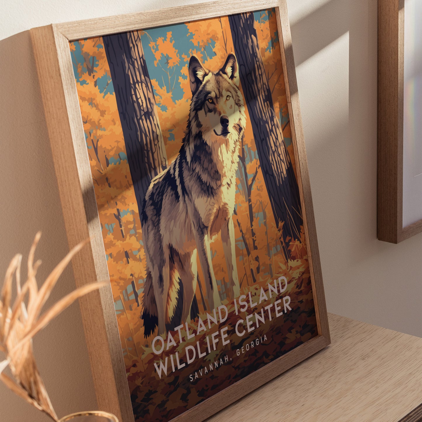 Oatland Island Wildlife Center Poster | Savannah Georgia Nature Wall Art Print