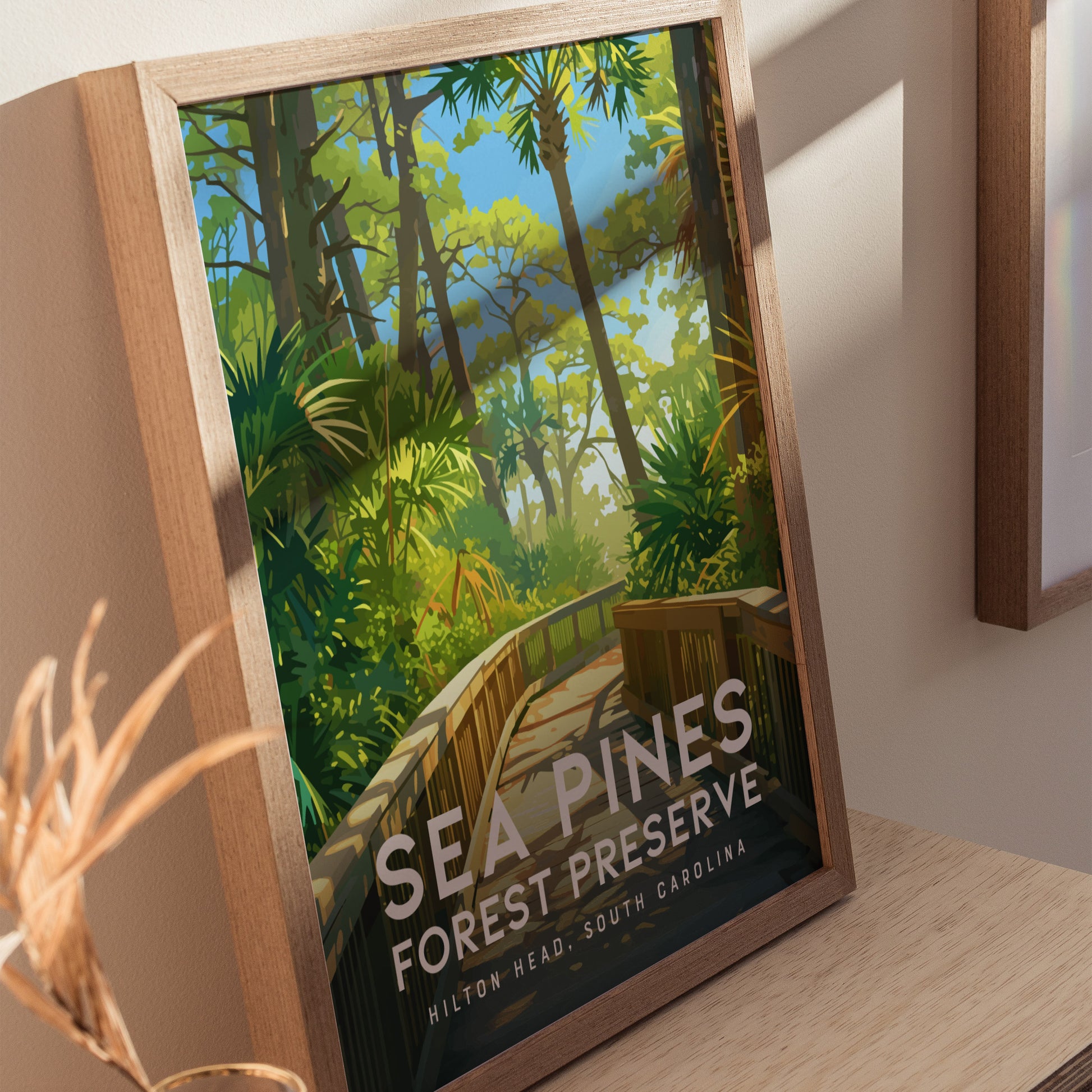 Sea Pines Forest Preserve Poster | Hilton Head Island SC Art