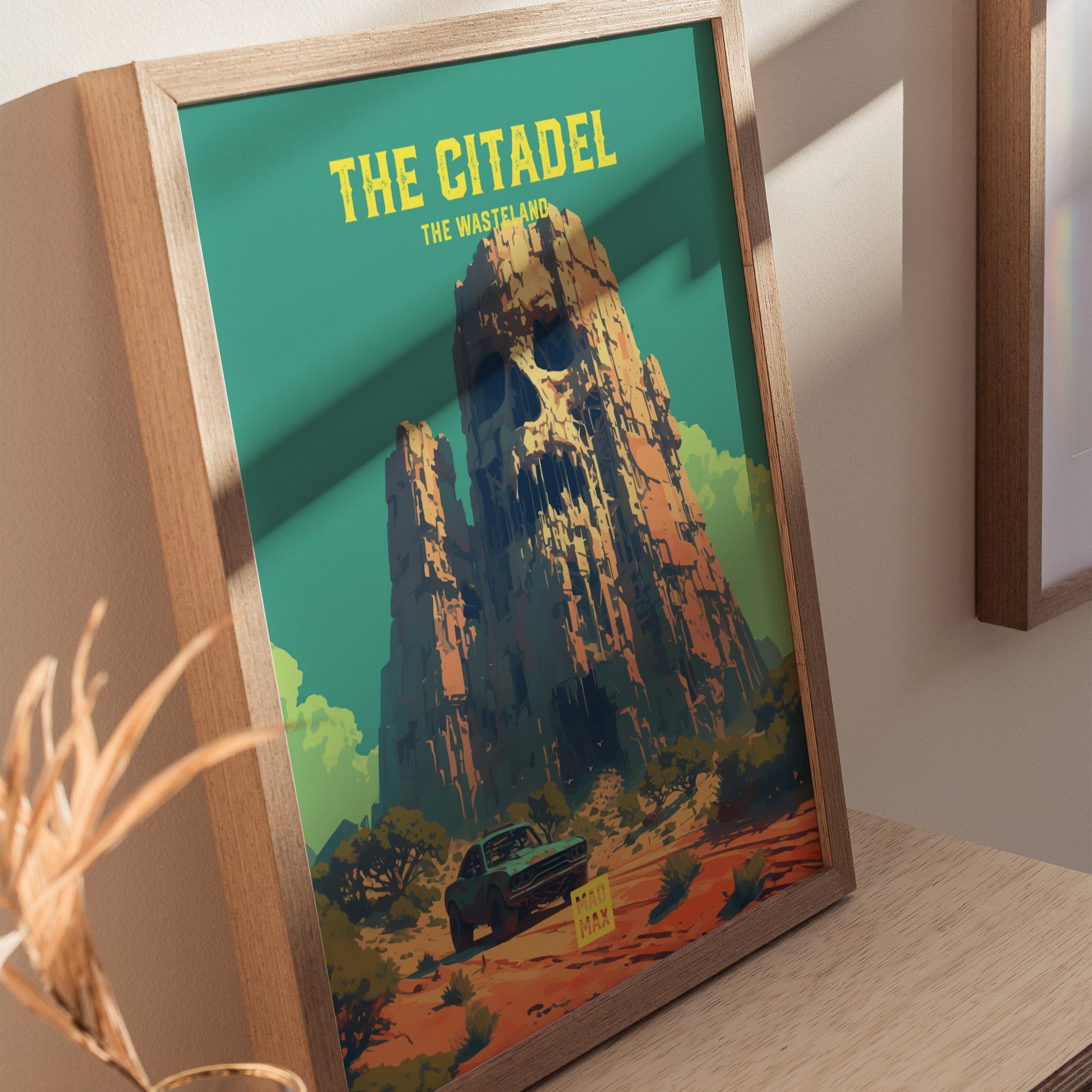 The Citadel Mad Max Poster | Fury Road Wasteland Art Immortan Joe Gift