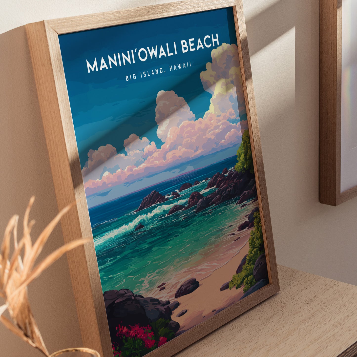 Maniniowali Beach Poster | Kua Bay Big Island Hawaii Wall Art