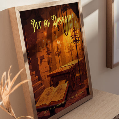 Pit of Despair Poster | Princess Bride Movie Fan Art Print
