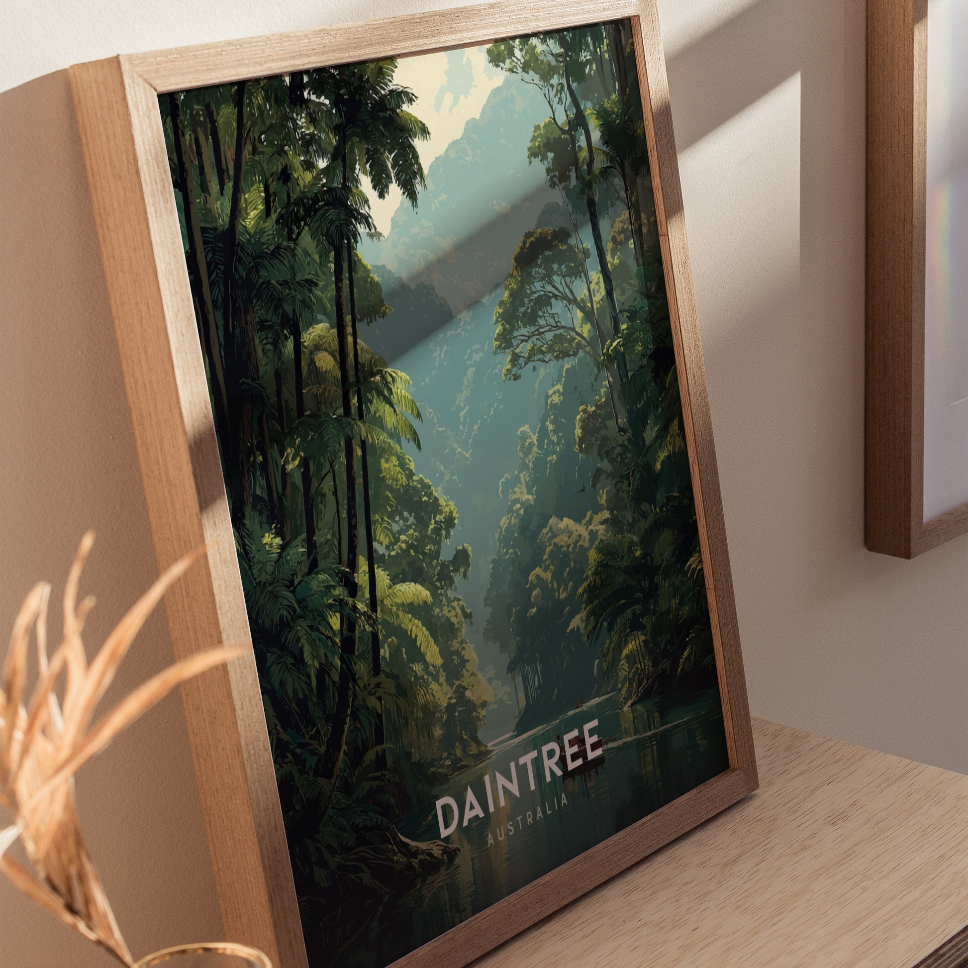 Daintree Rainforest Poster | Australia Tropical Travel Print Wall Art | Framed or Unframed