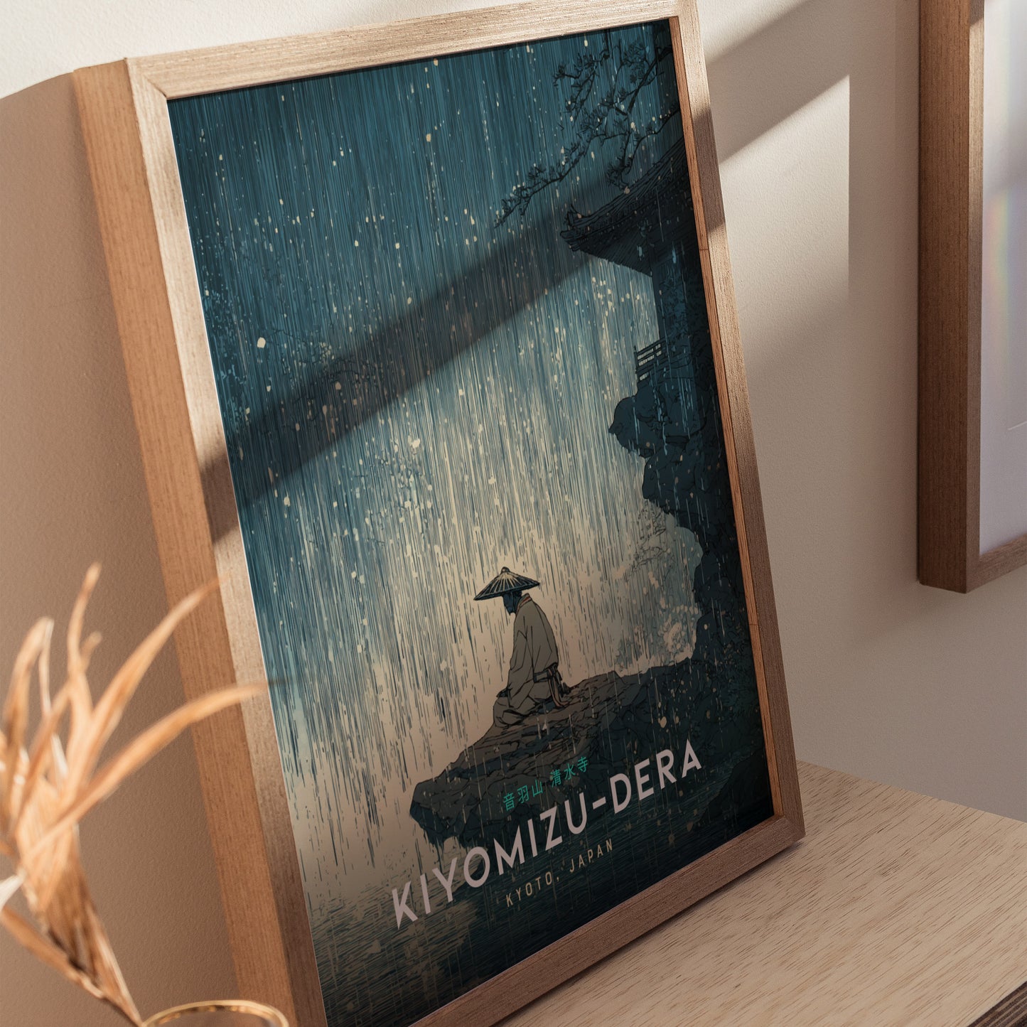 Kyoto Temple Poster | Kiyomizu-dera Japan Wall Art