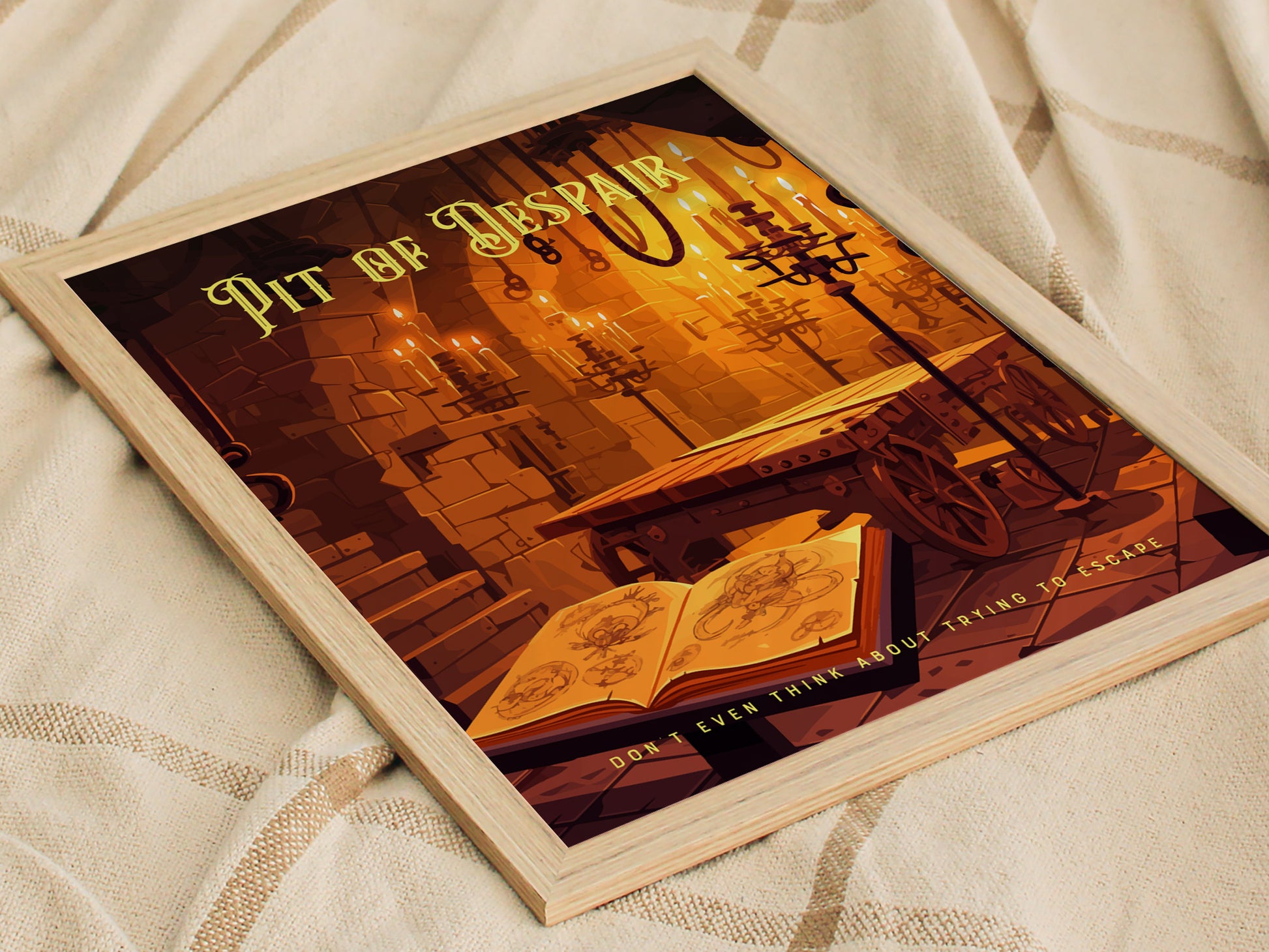 Pit of Despair Poster | Princess Bride Movie Fan Art Print