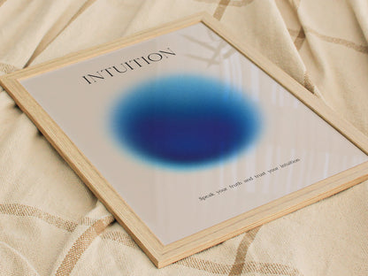Intuition Aura Poster | Abstract Minimalist Wall Art