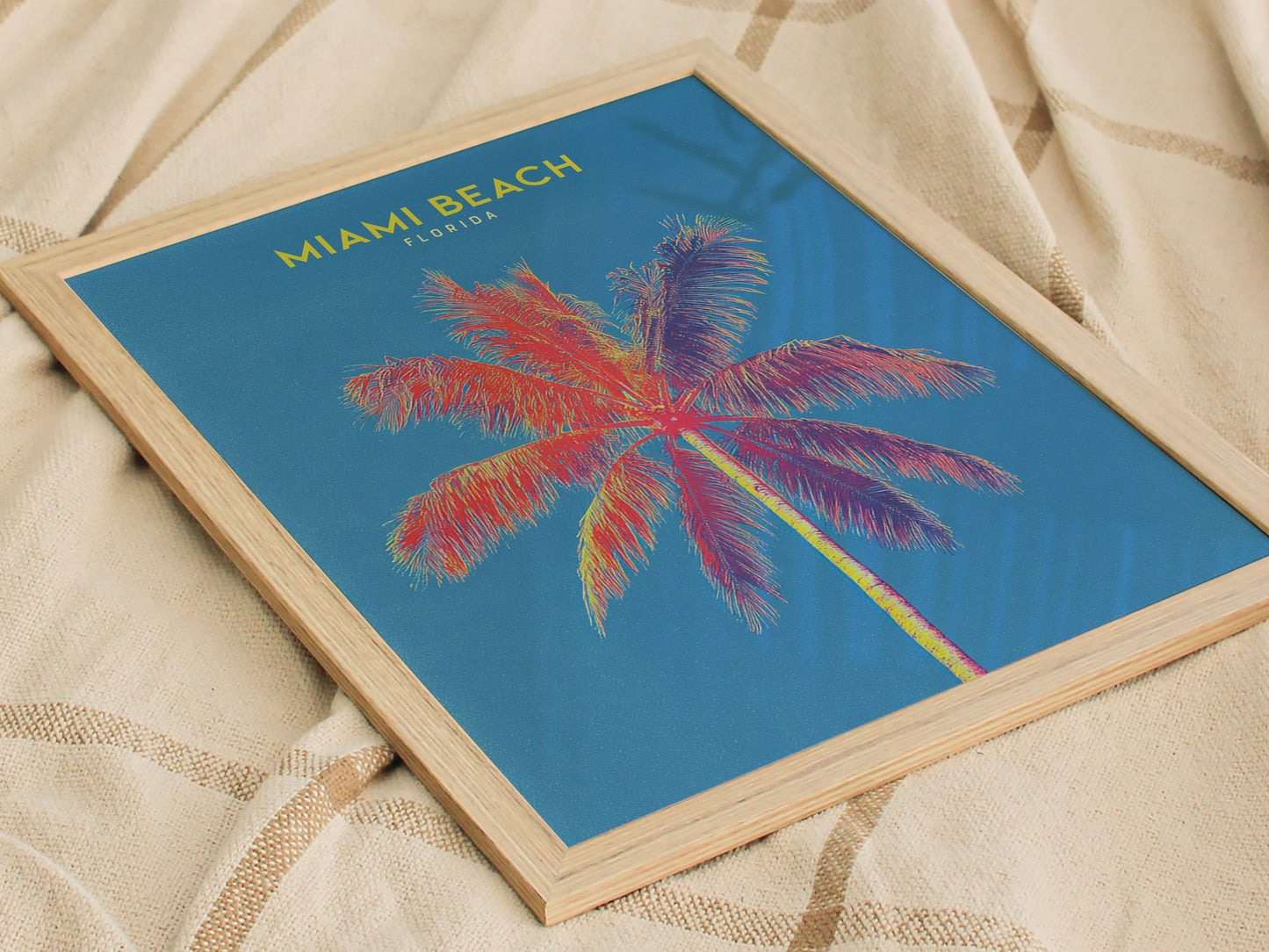 Miami Beach Poster | Art Deco Ocean Drive Wall Art