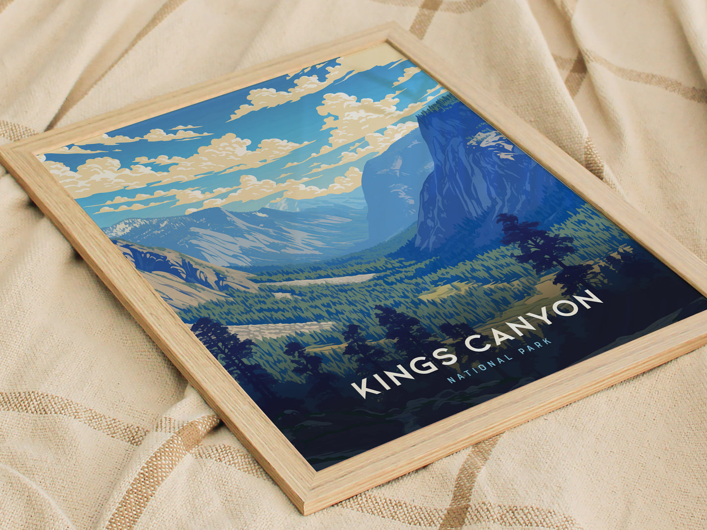 Kings Canyon National Park Poster | California Wall Art Print