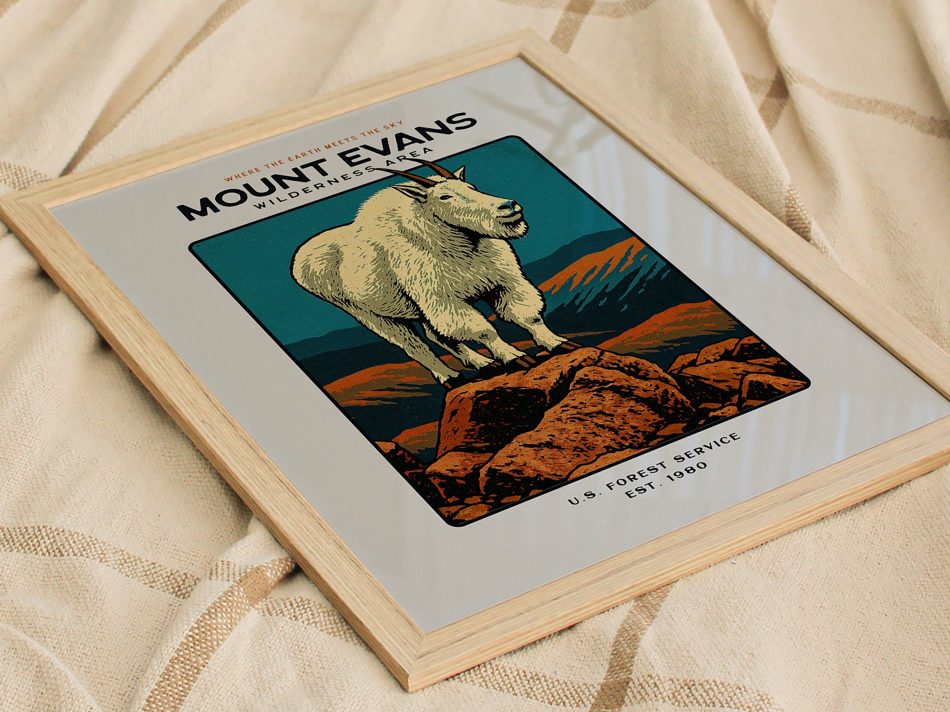 Mount Evans Poster | Colorado Wilderness Wall Art
