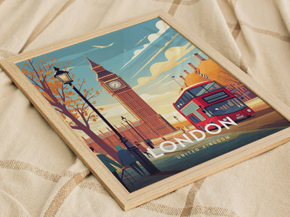 London Poster | United Kingdom Travel Wall Art