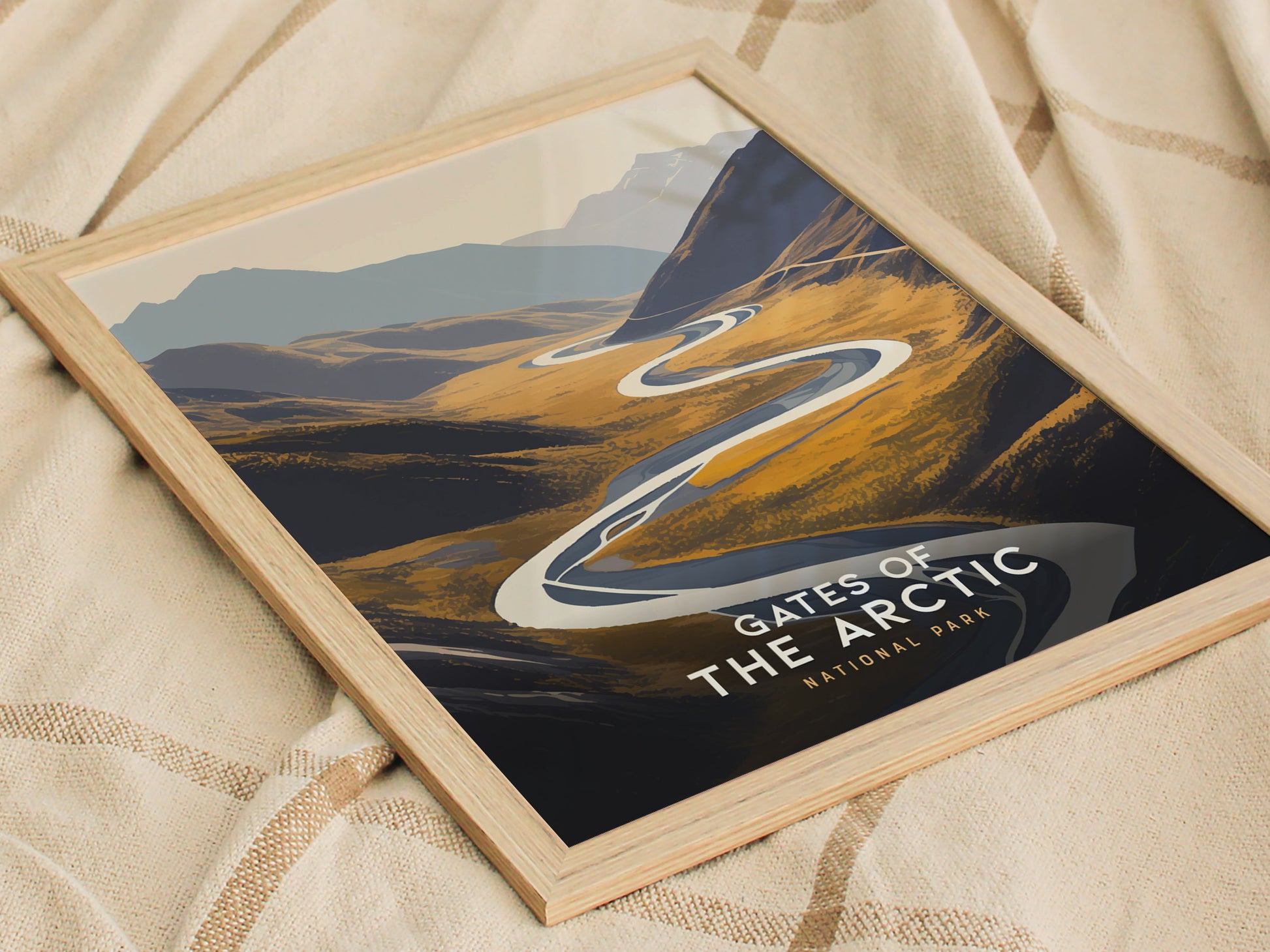 Gates of the Arctic Poster | Alaska National Park Wall Art | Framed or Unframed