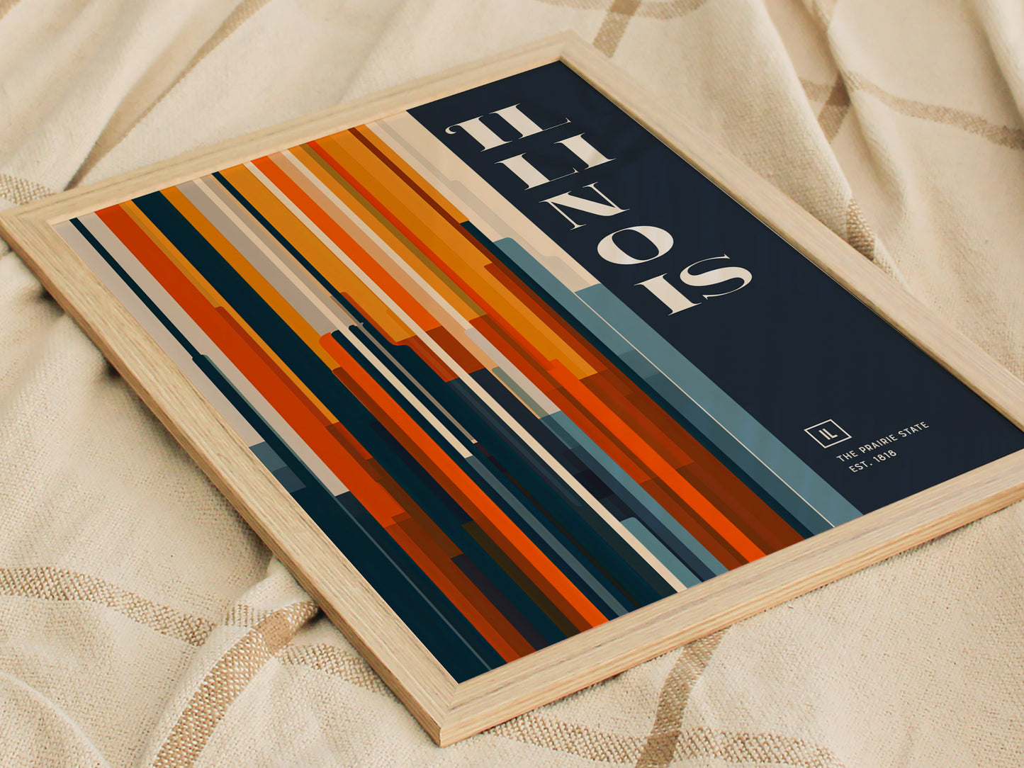 Illinois Poster | The Prairie State Wall Art