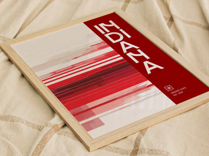 Indiana Poster | The Hoosier State Wall Art