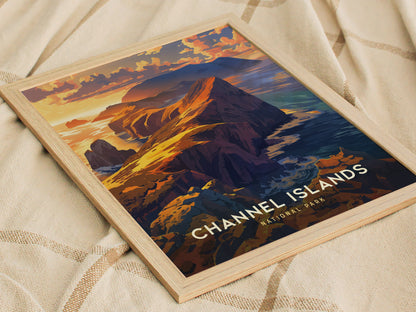 Channel Islands National Park Poster | California Coastal Wall Art | Framed or Unframed