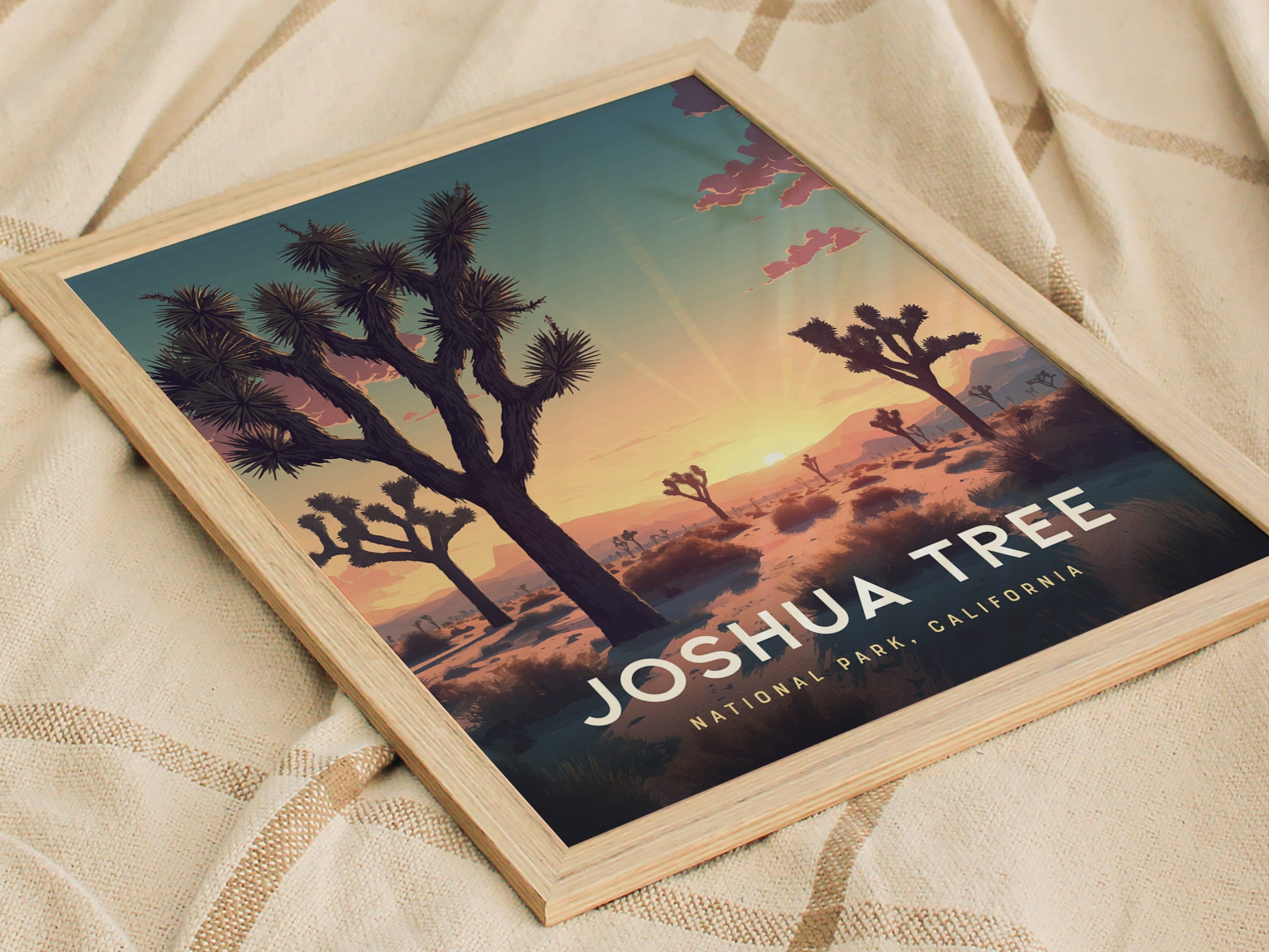 Joshua Tree National Park Poster | Desert Travel Print Wall Art
