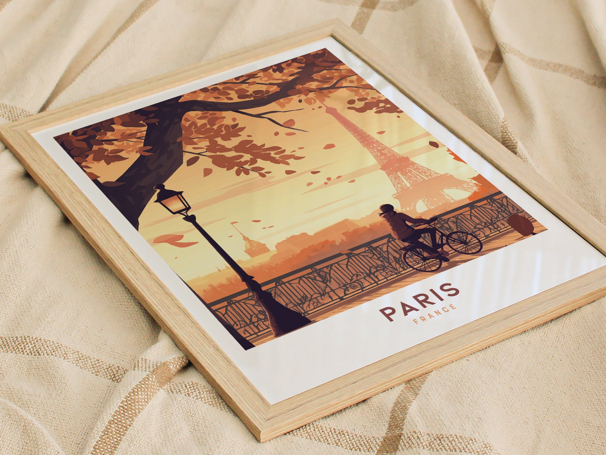 Paris France Poster | Travel Wall Art Print