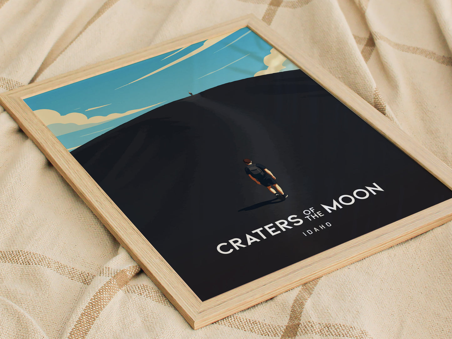 Craters of the Moon Poster | Idaho National Monument Wall Art