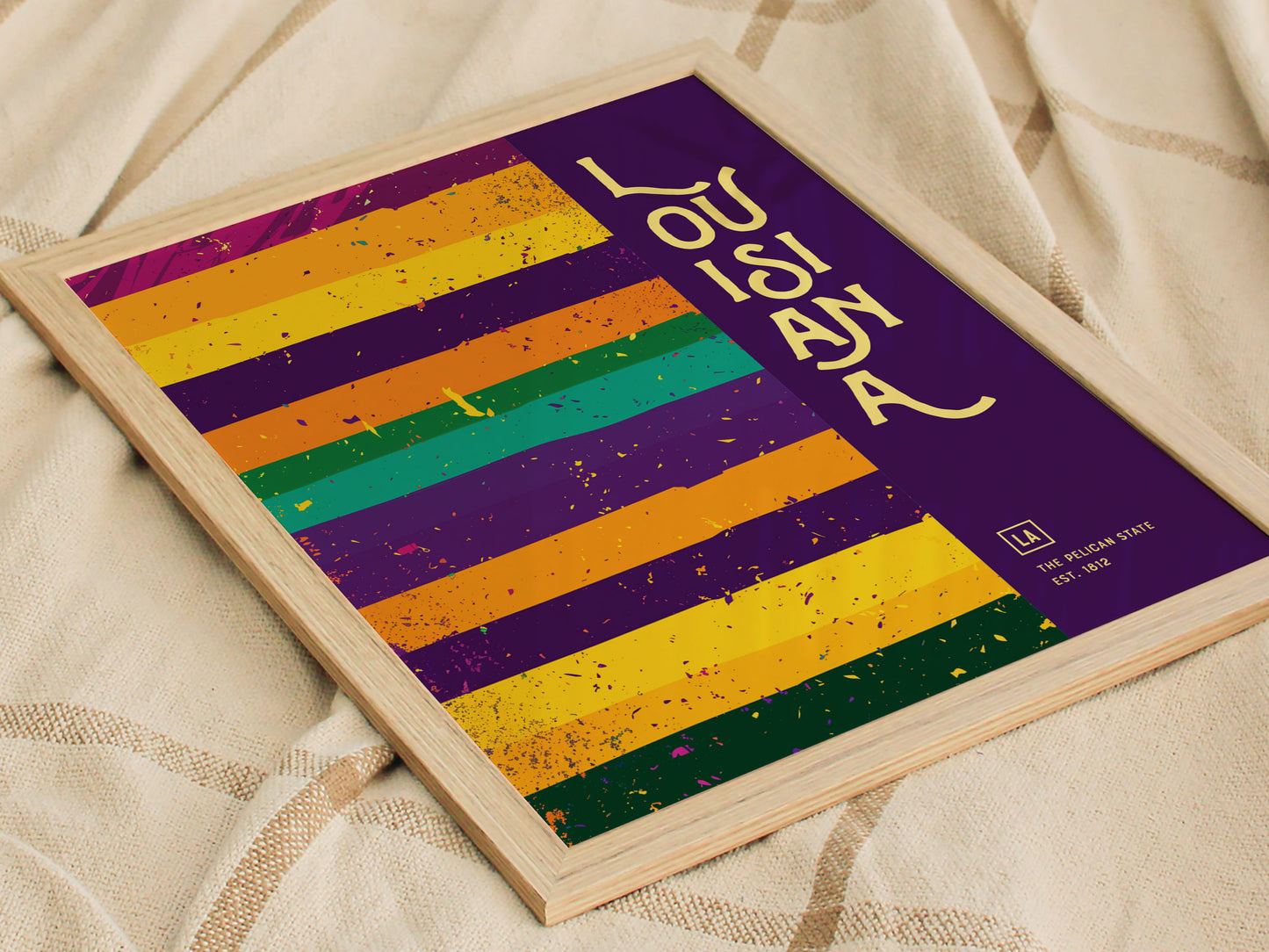 Louisiana Poster | The Pelican State Wall Art