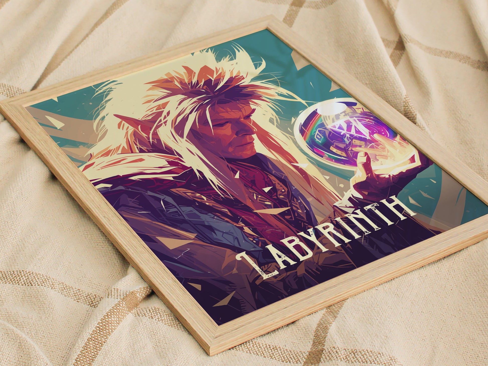 Labyrinth Movie Poster | 1980s Fantasy Film Wall Art