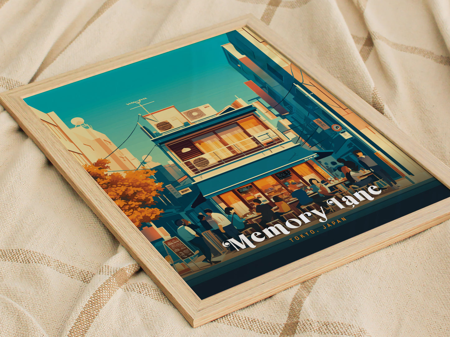 Memory Lane Tokyo Poster | Omoide Yokocho Shinjuku Wall Art