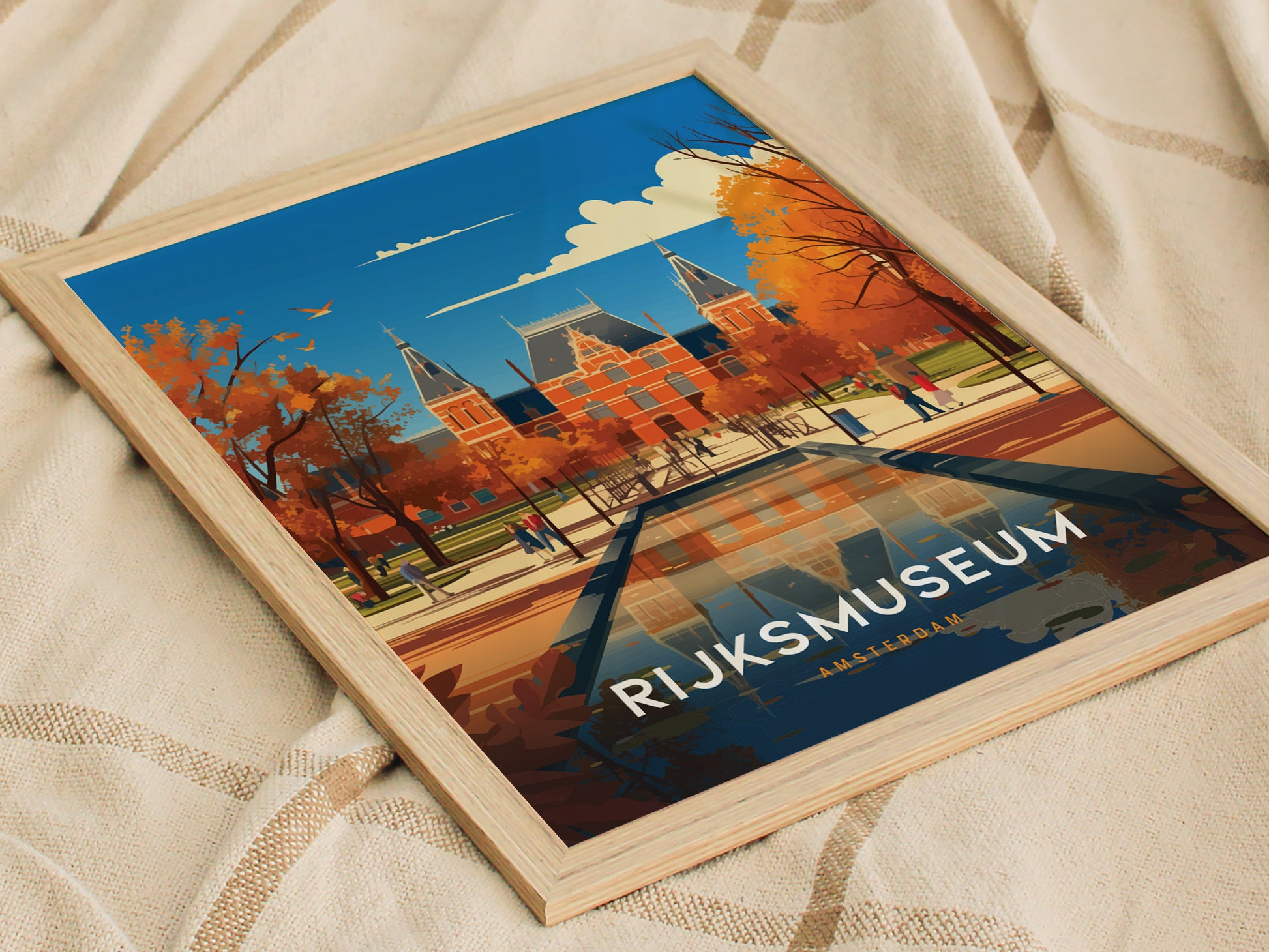 Rijksmuseum Poster | Amsterdam Dutch Masters Art Museum Netherlands