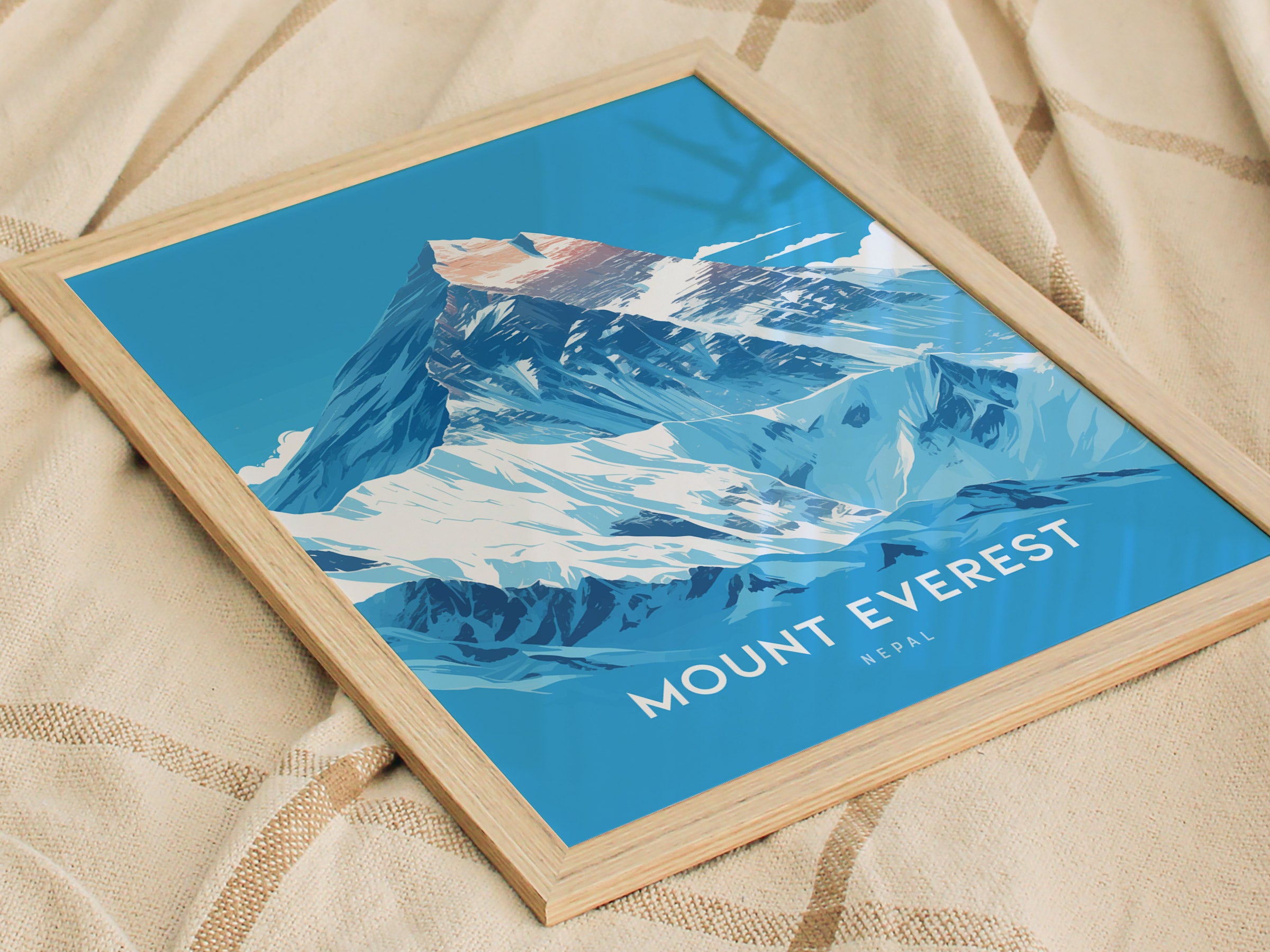 Mount Everest Poster | Nepal Himalaya Wall Art | Swell Scenes