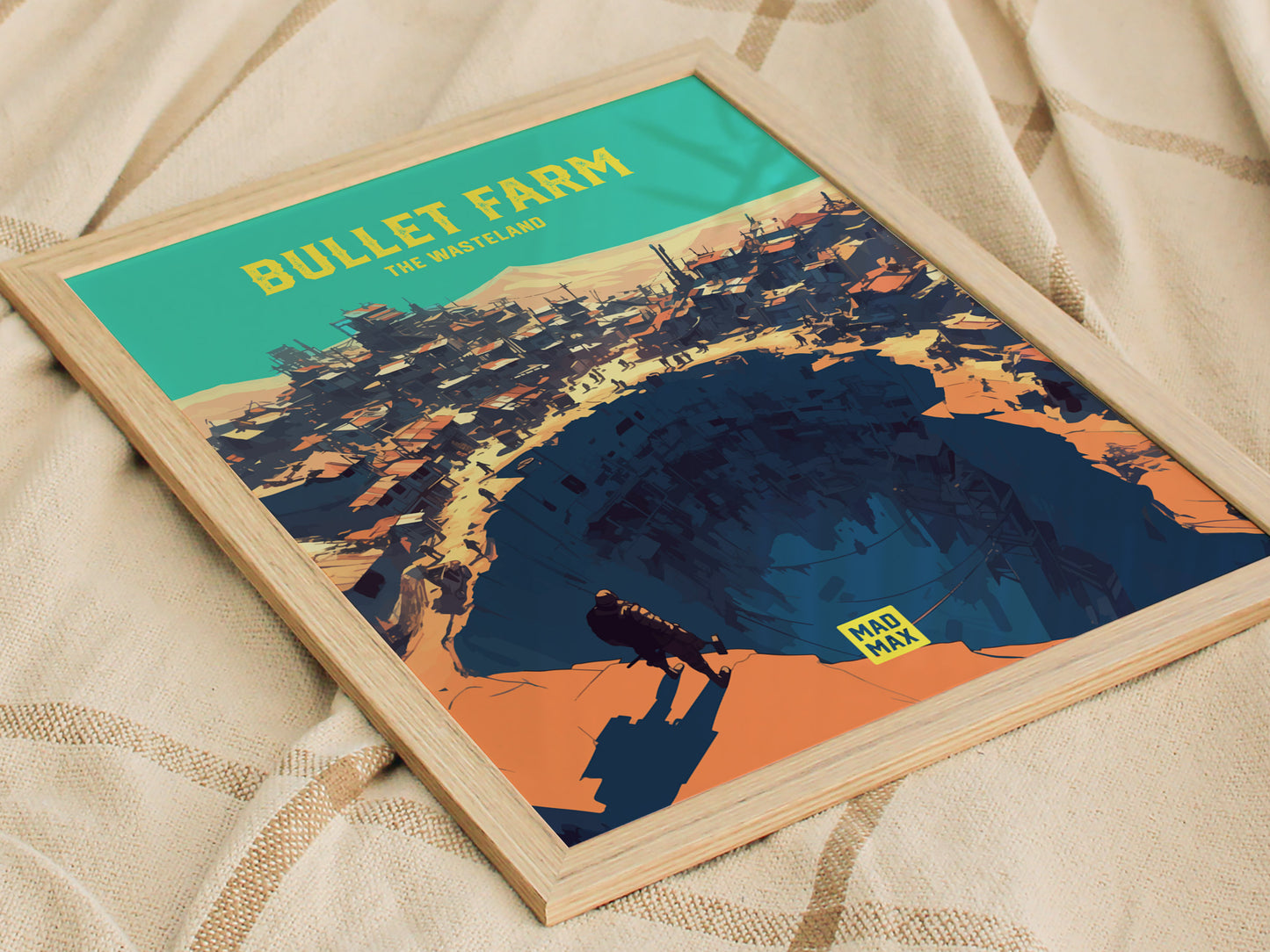 Bullet Farm The Wasteland Poster | Mad Max Fury Road Fan Art | Framed or Unframed