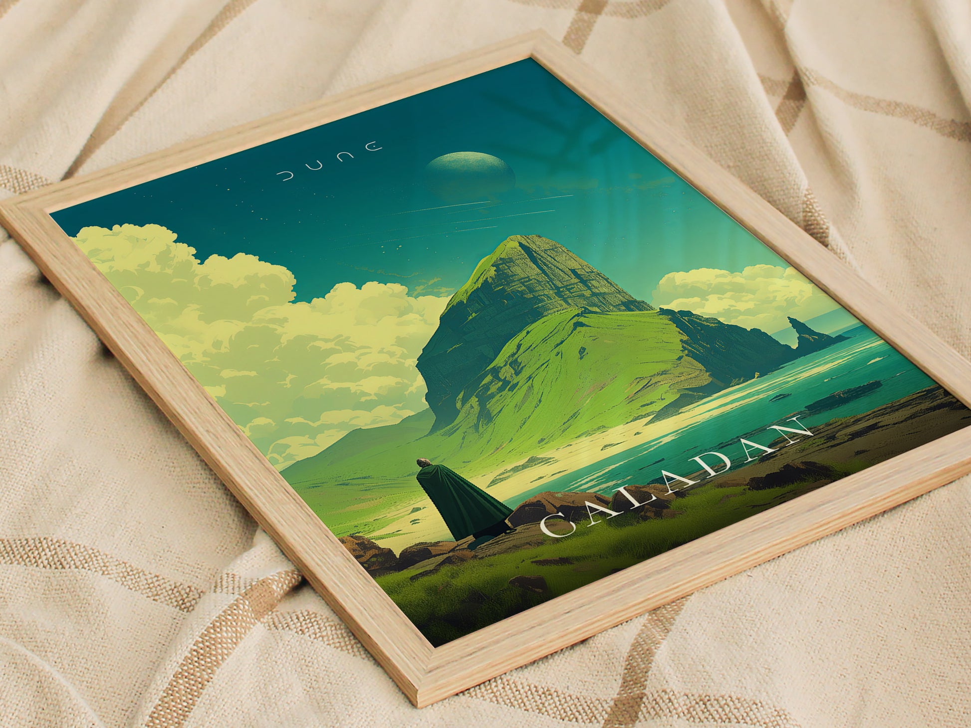 Dune Caladan Poster | Sci-Fi Fan Wall Art | Framed or Unframed