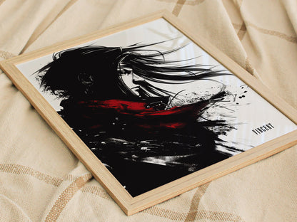 Vincent FF7 Poster | Final Fantasy VII Art | Framed or Unframed