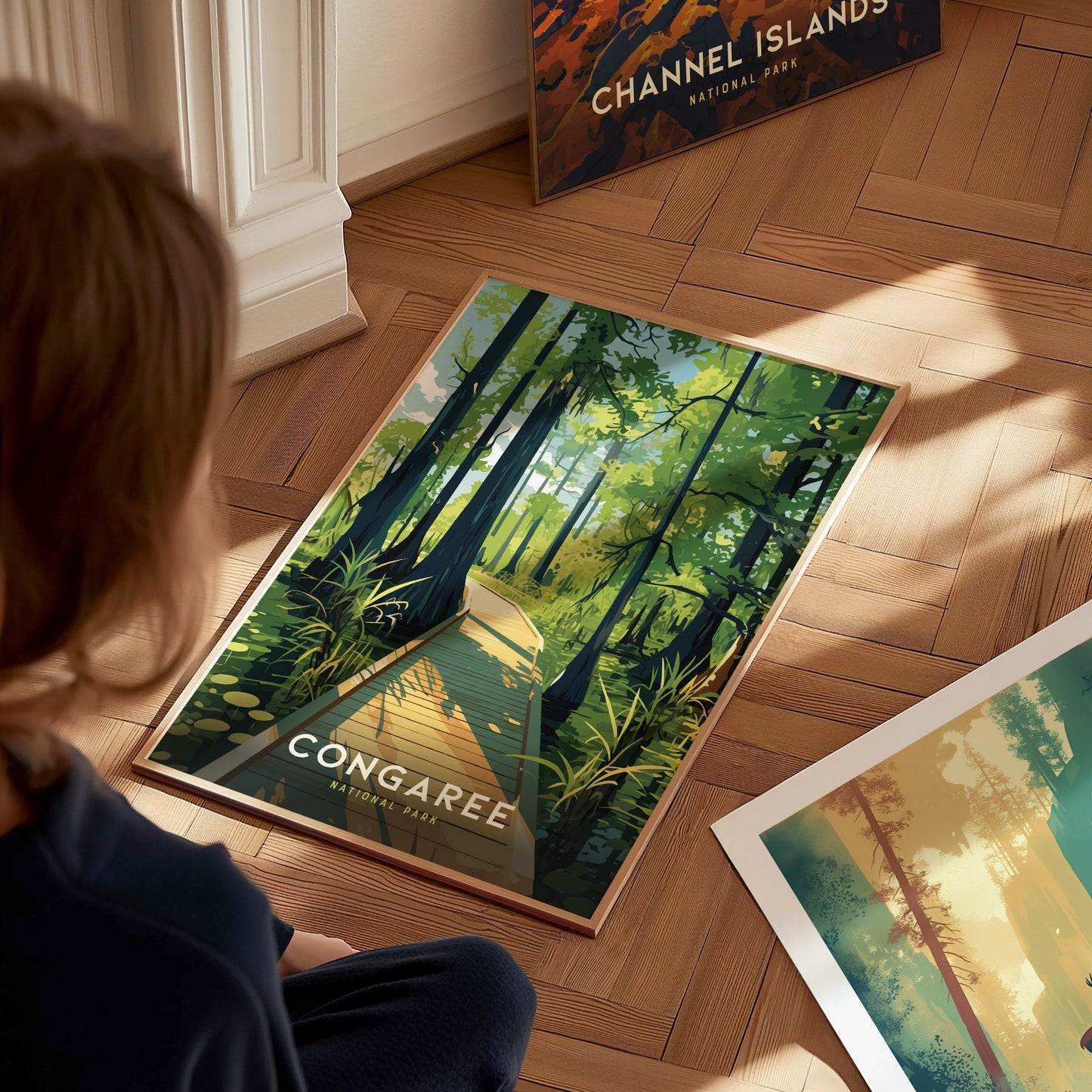 Congaree National Park Poster | South Carolina Nature Wall Art | Framed or Unframed