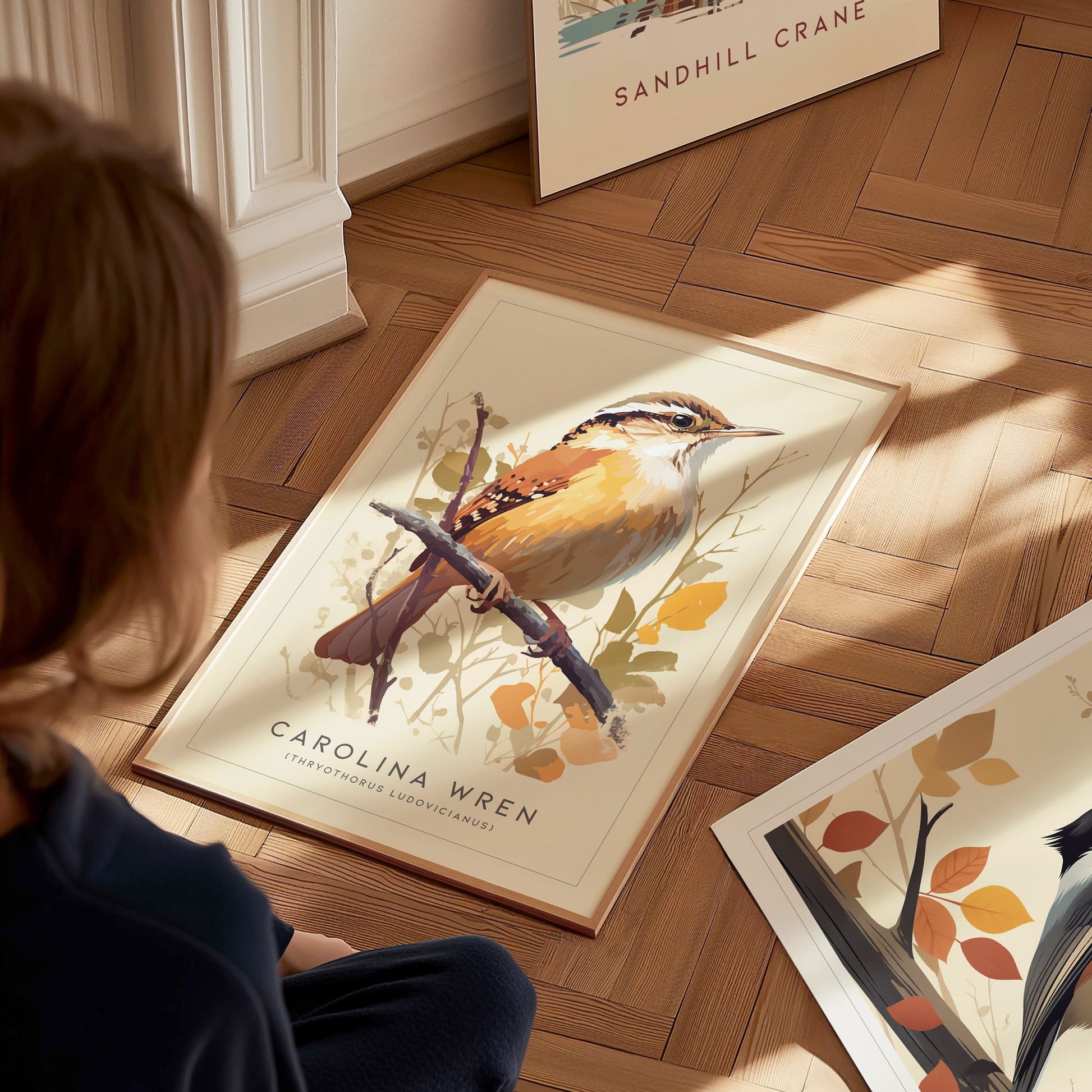Carolina Wren Audubon Print | Bird Lover Wall Art | Framed or Unframed