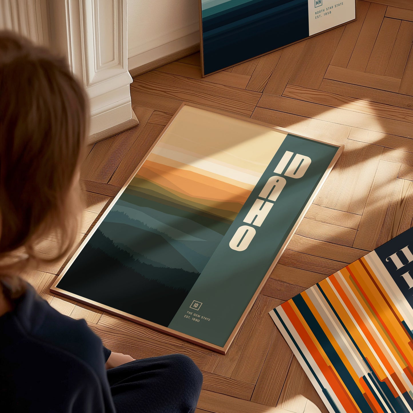 Idaho Poster | The Gem State Wall Art