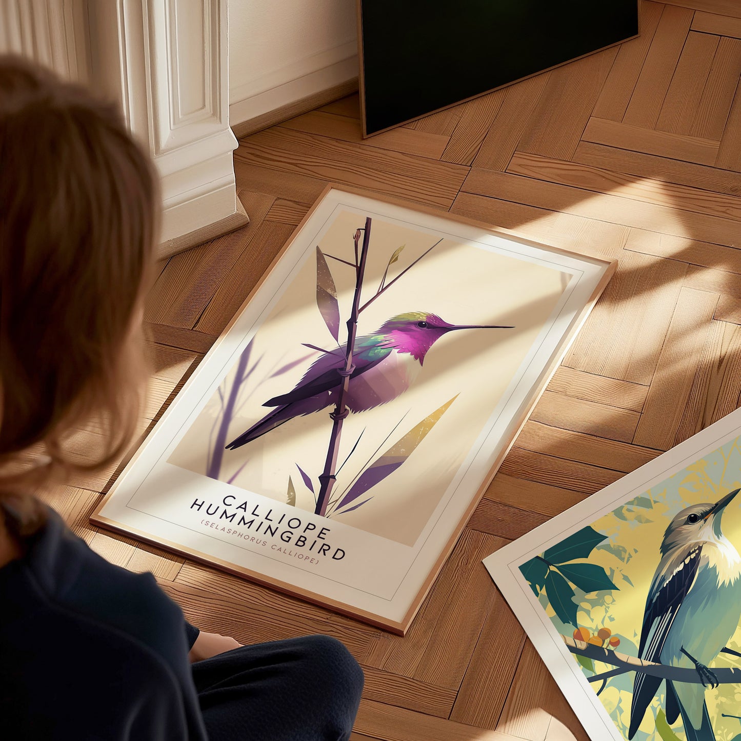 Calliope Hummingbird Audubon Print | Bird Lover Wall Art | Framed or Unframed